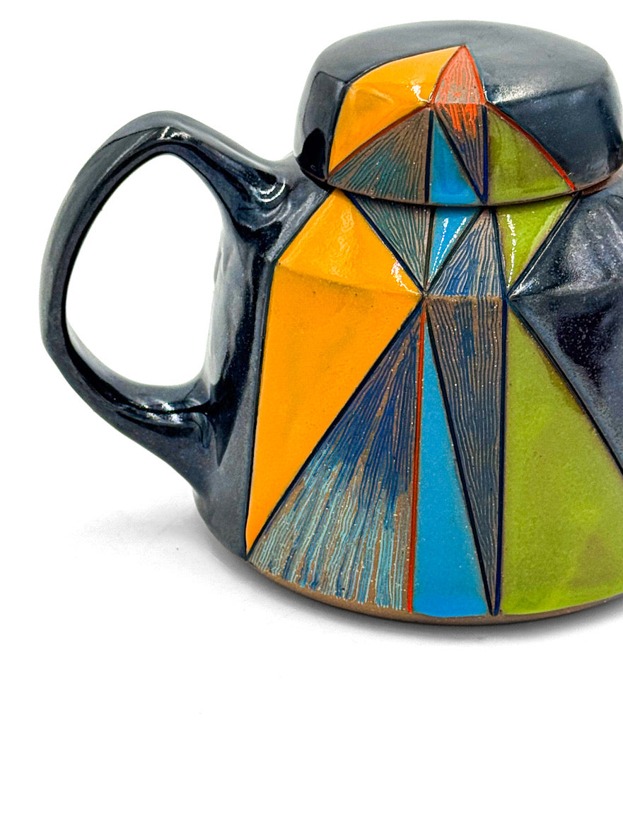 Teapot — Bold Colorblock Study