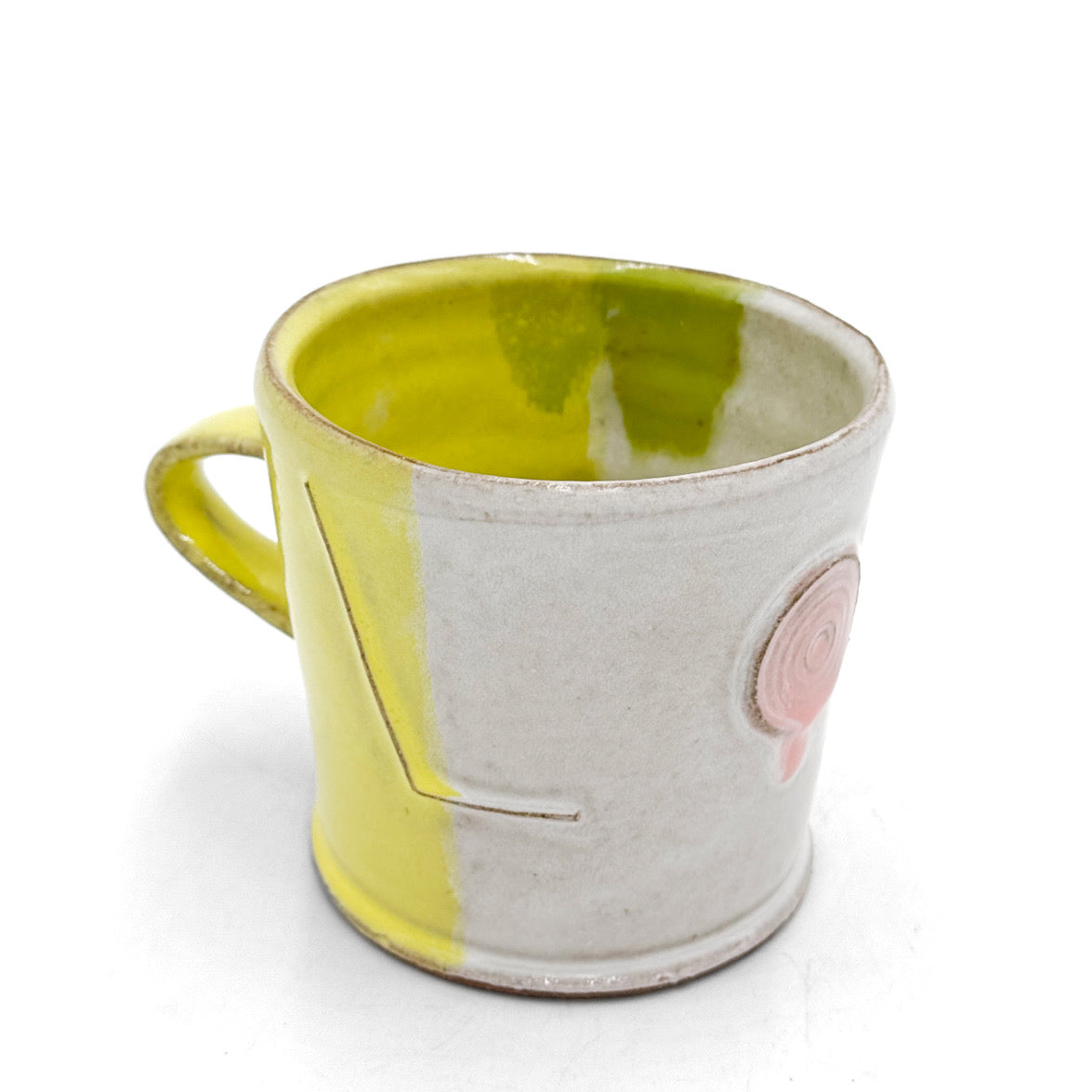 Pastel Play Stoneware Mug — Handcrafted Ceramic Coffee Cups by William DePauw