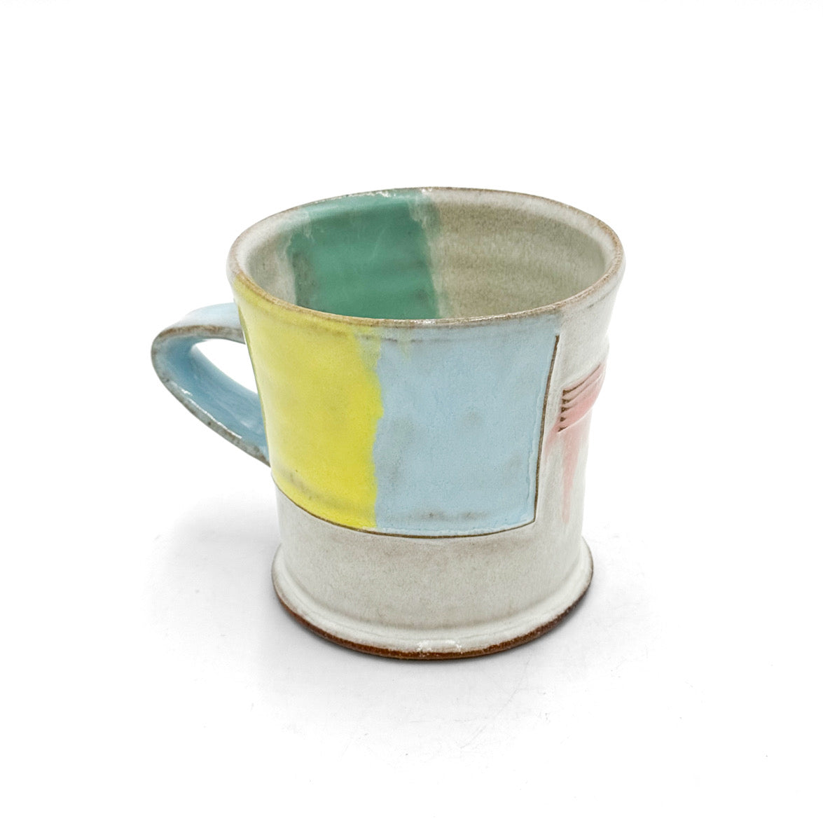 Pastel Play Stoneware Mug — Handcrafted Ceramic Coffee Cups by William DePauw 6