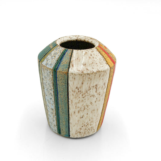 Bud Vase — Small, Warm and Cool  “Mommy” (Speckled)
