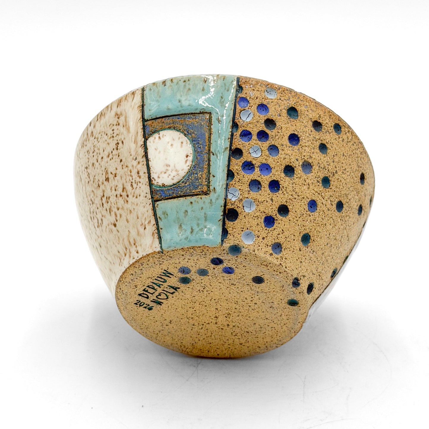 Cereal Bowl — Cool Speckle (Wheel Thrown)