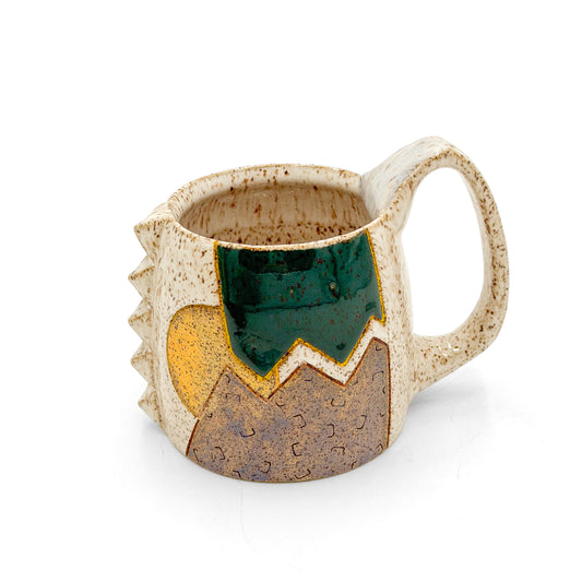 Mug — Studded Horizon, Speckled (Wheel Thrown)