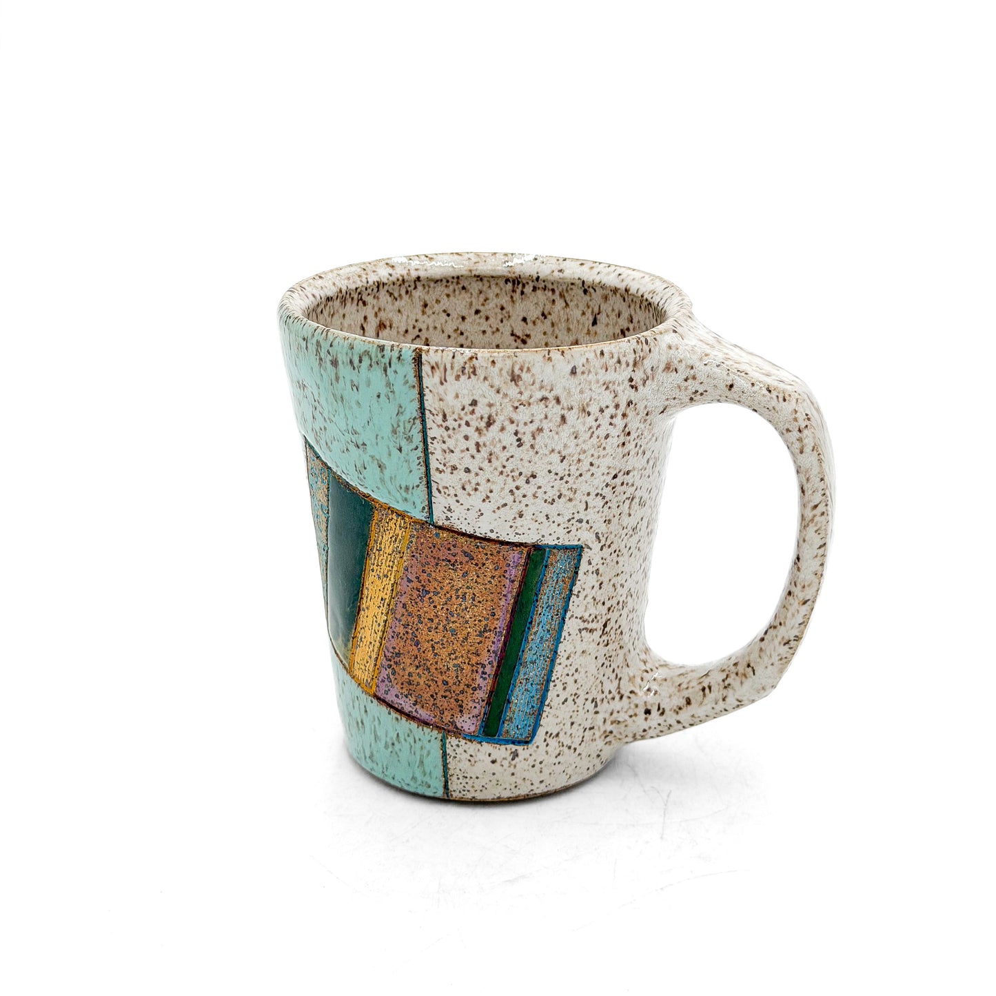 Mug — Multicolored Portal, Speckled (Wheel Thrown)