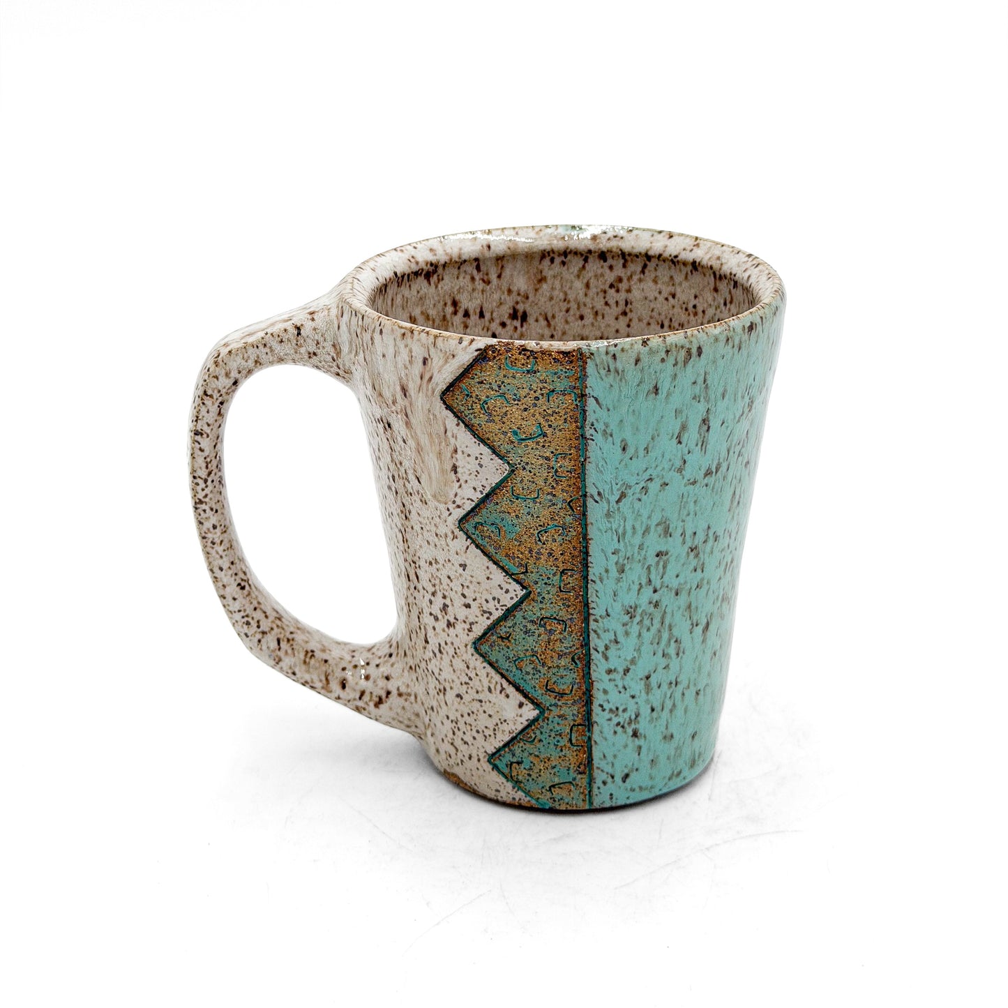 Mug — Multicolored Portal, Speckled (Wheel Thrown)
