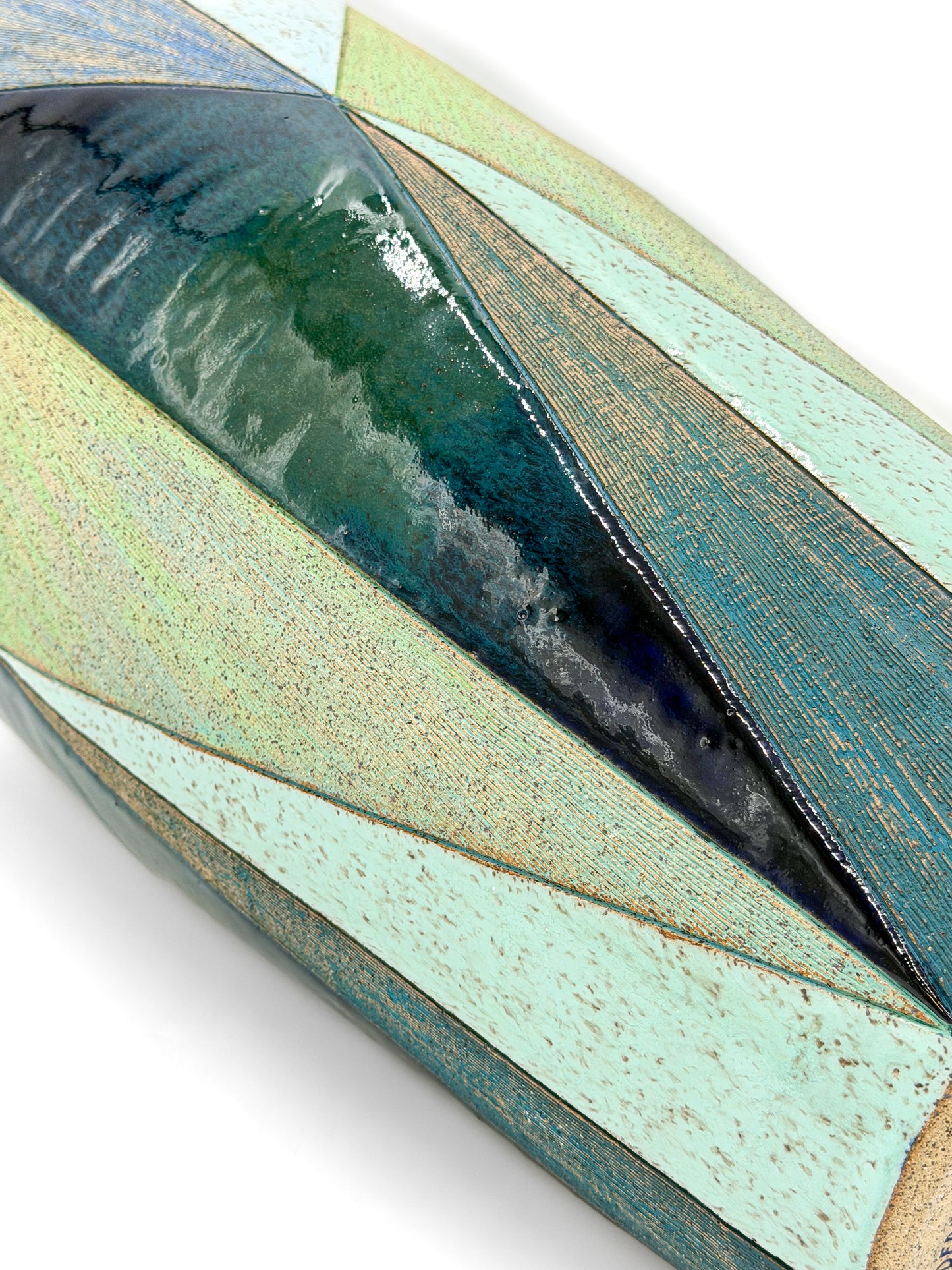 Vase — Shifting Planes, Cool Colored, Speckled